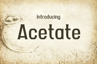 Acetate: A Bold Display Font for Impactful Digital Marketing