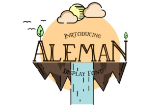Aleman: A Vintage Display Font for Branding