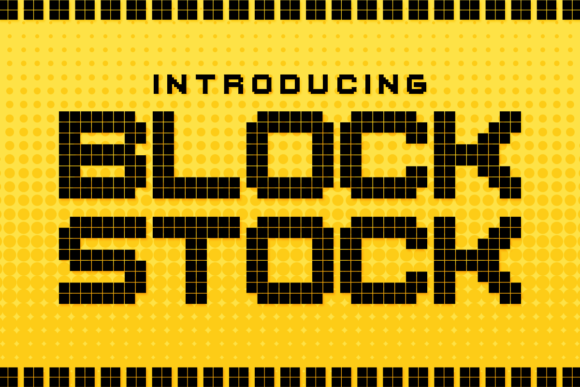 Block Stock: A Bold Display Font That Elevates Small Business Branding