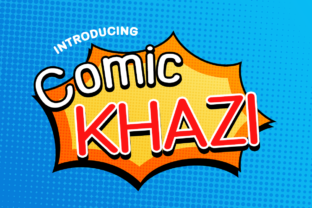 Comic Khazi: A Playful Display Font for Web Design