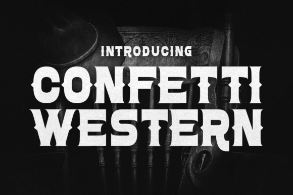 Confetti Western: A Bold Display Font for Your Brand