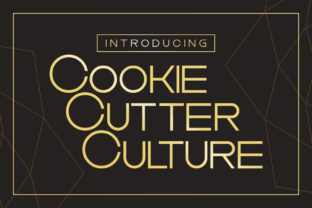 Cookie Cutter: A Unique Display Typeface for Branding