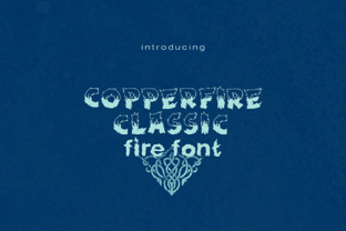 Copperfire: A Bold Display Font for Brand Identity