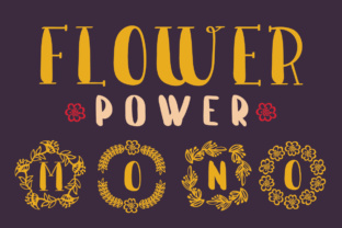 Flower Power: A Floral Monogram Font for Branding