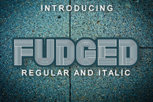 Fudged: A Techno Display Font for Bold Marketing
