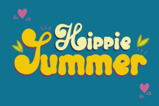 Hippie Summer: A Bold, Cheerful Display Font for Web Designers