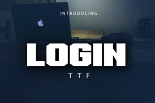 Login: A Bold Display Font with Personality to Spare