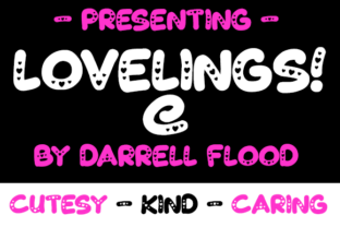 Lovelings: A Heartwarming Display Font for Stories