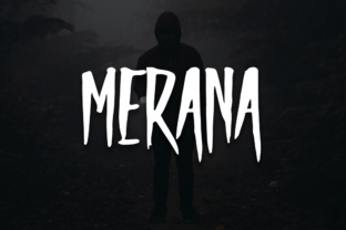 Merana: A Grungy Display Font That Adds Gothic Charm to Handmade Designs
