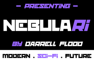 Nebulari: A Futuristic Display Font for Modern Web Design