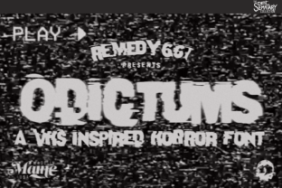 Odictums: A Spooky Display Font for Bold Branding