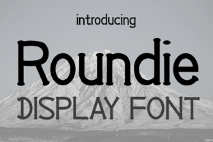 Roundie: A Friendly Display Font for Modern Web Design
