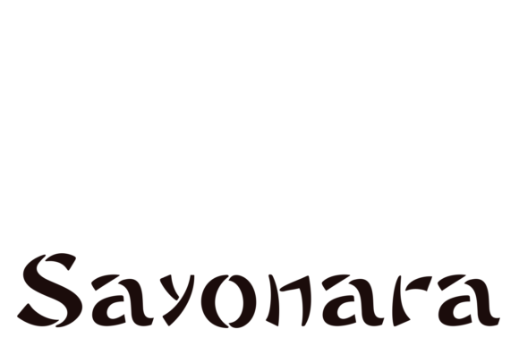 Sayonara Family: A Stylish Display Font for Small Business Branding