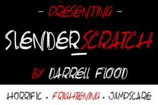 Slenderscratch: A Spooky Display Font for Branding