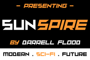 Sunspire: A Futuristic Display Font for Modern Web Design