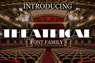 Theatrical: A Retro Display Font for Business Branding