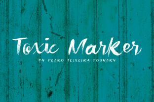 Toxic Marker: A Bold Display Font for Web Design