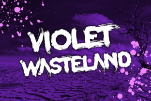 Violet Wasteland: A Bold Display Font for Editors