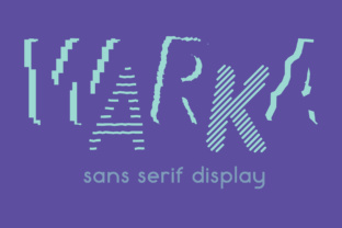 Warka Stripes: A Bold Display Font for Editorial Design