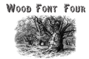 Wood Four: A Handmade Crafter’s Best Friend in Typography
