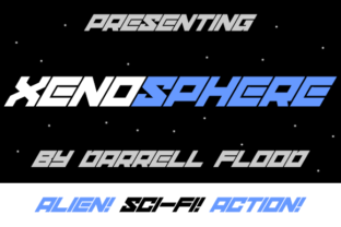 Xenosphere: A Bold Display Font for Modern Branding