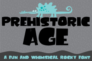 ZP Prehistoric Age: A Whimsical Display Font Review